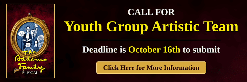 Call for youth artistic team at Oshawa Little Theatre for upcoming production.